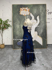 sparkle lace prom dress
