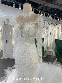 sparkle wedding gown