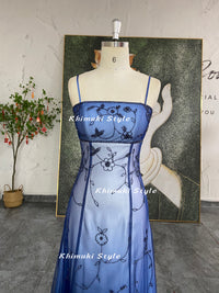square neckline ombre prom dress