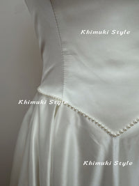 v waistline wedding dress