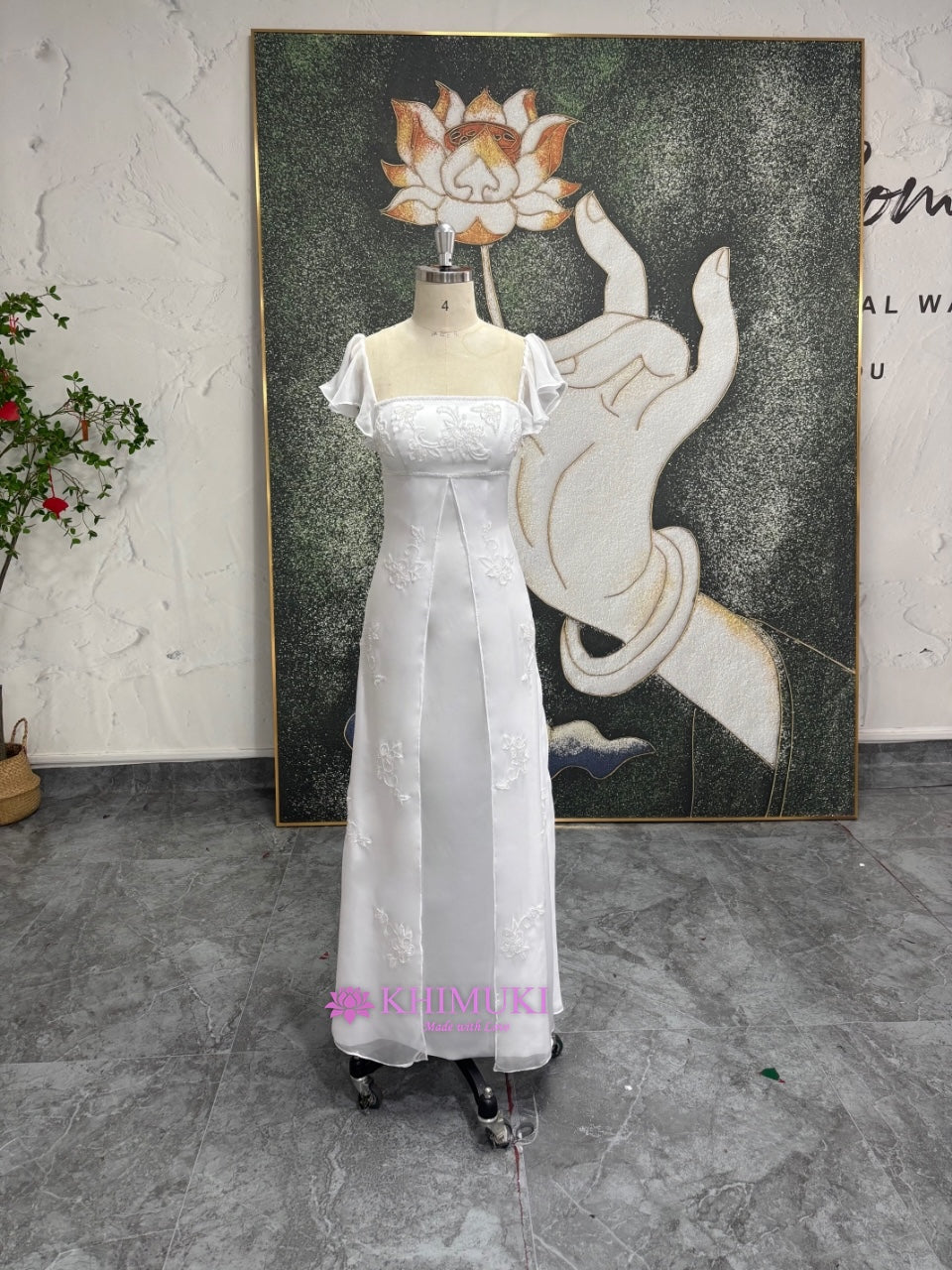vintage white prom dress
